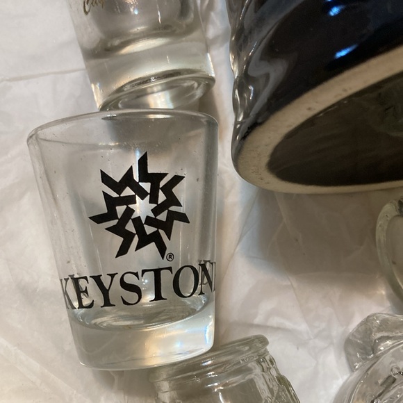 Beer stein and shot Glasses - Picture 3 of 7